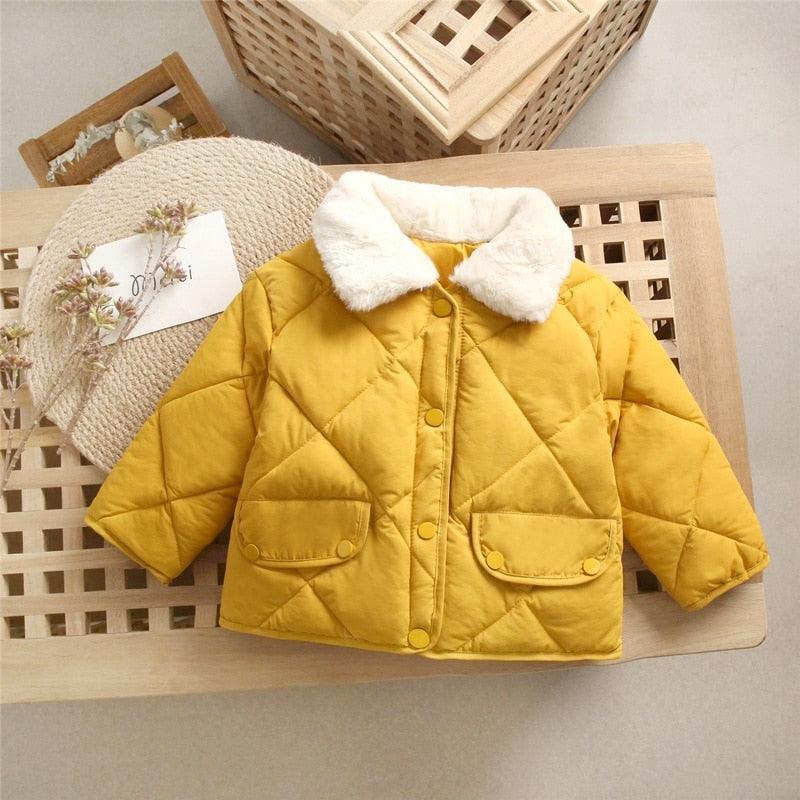 Baby Fur Collar Coat