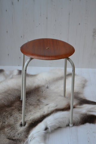 Danish Mid Century Modern Arne Jacobsen Dot stool by Fritz Hansen