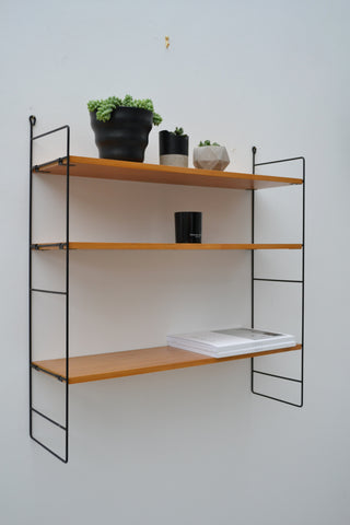 Mid Century Modern Wall Shelving - 3 Shelves - SOLD