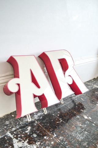 Vintage French Lightbox letters - Original 1960's