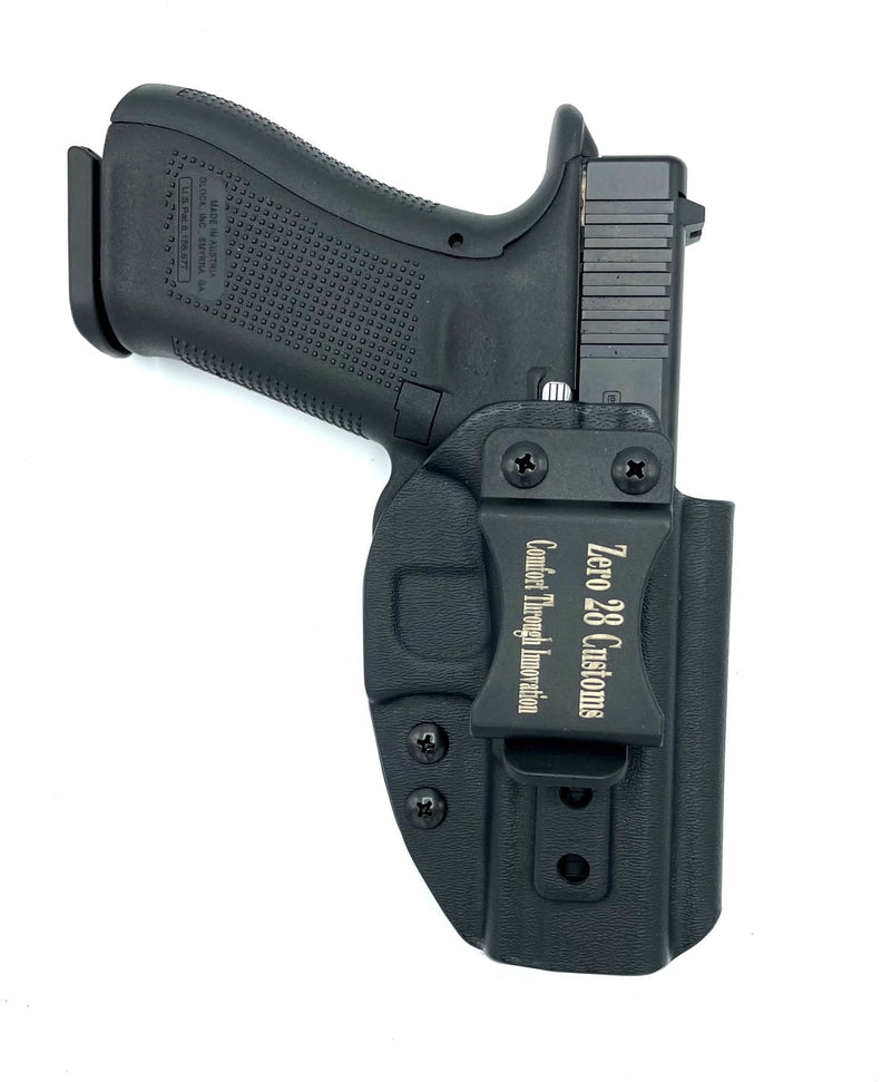 IWB KYDEX Holster For Glock Pistols (Black) - Zero 28 Customs LLC - Kydex Gun Holsters and gear