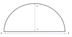 Comment mesurer une tringle à rideau courbée ?