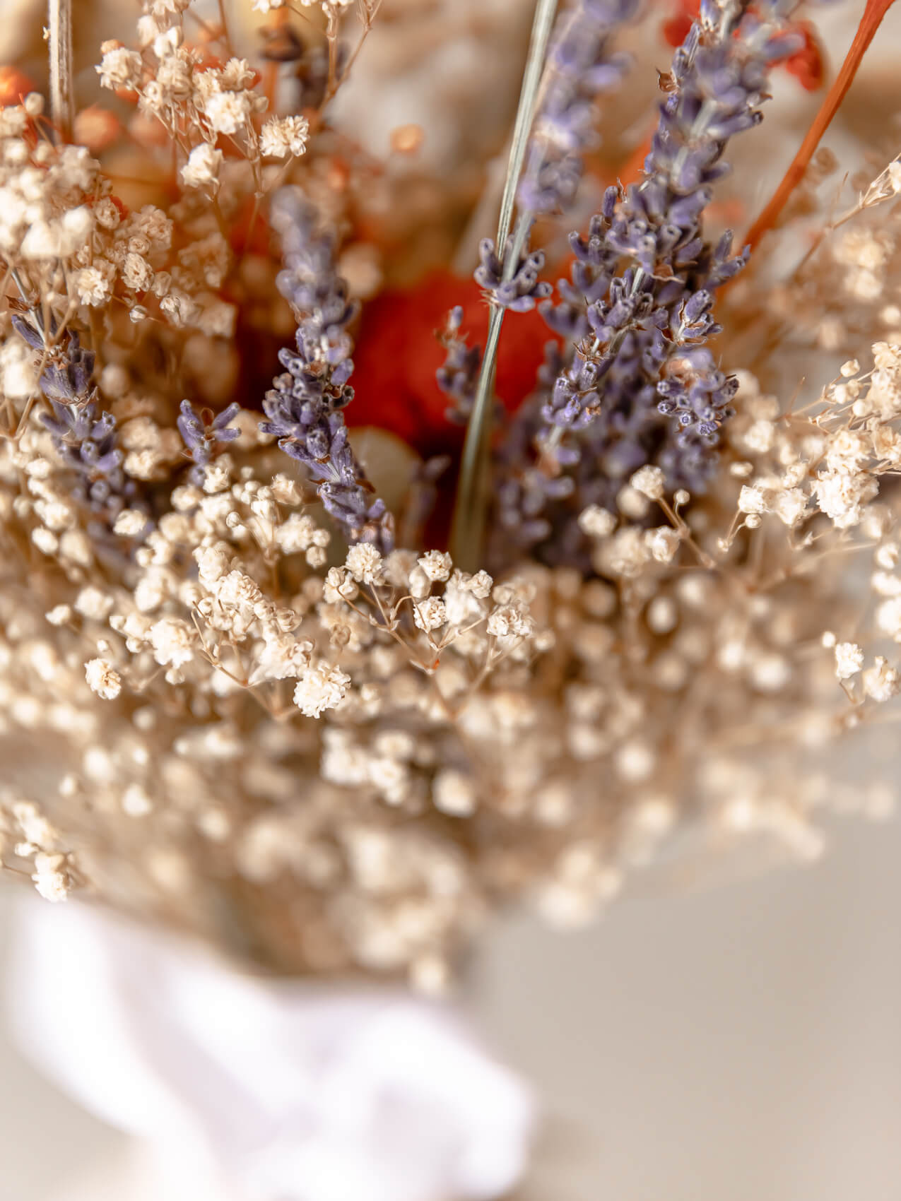 A close-up image of a dried flower bouquet from Hidden Botanics.
