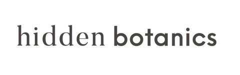 The logo of Hidden Botanics.