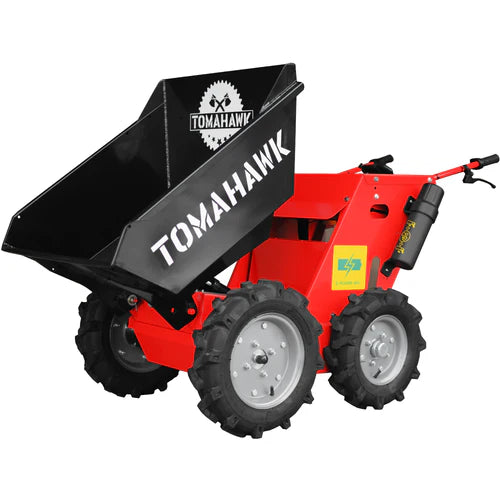 Tomahawk Power 30" Concrete Power Buggy Electric Battery Mini Dumper 660-lb. Bucket Capacity