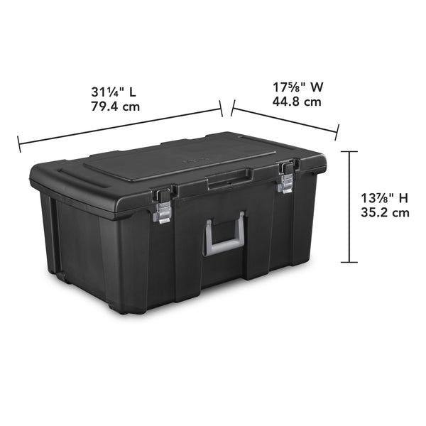 Hart Stack System Tool Box with Removable Organizer Bins, Fits Modular Storage System