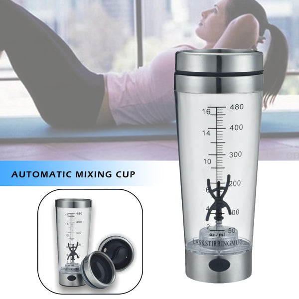 Electric Protein Shake Stirrer USB Shake Bottle Milk Coffee Blender Kettle  Sports And Fitness Charging Electric Shaker Cup - CJdropshipping