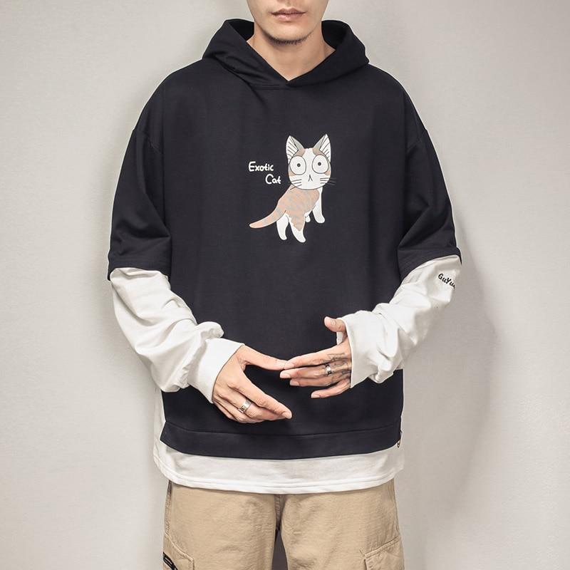 mens cat sweatshirt