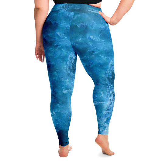 Turtle Leggings / Skins - Plus Size - for Scuba Diving, Yoga