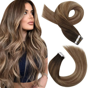Human hair Balayage Remy Tape Extensions - A.Z.K. Beauty & Wellness