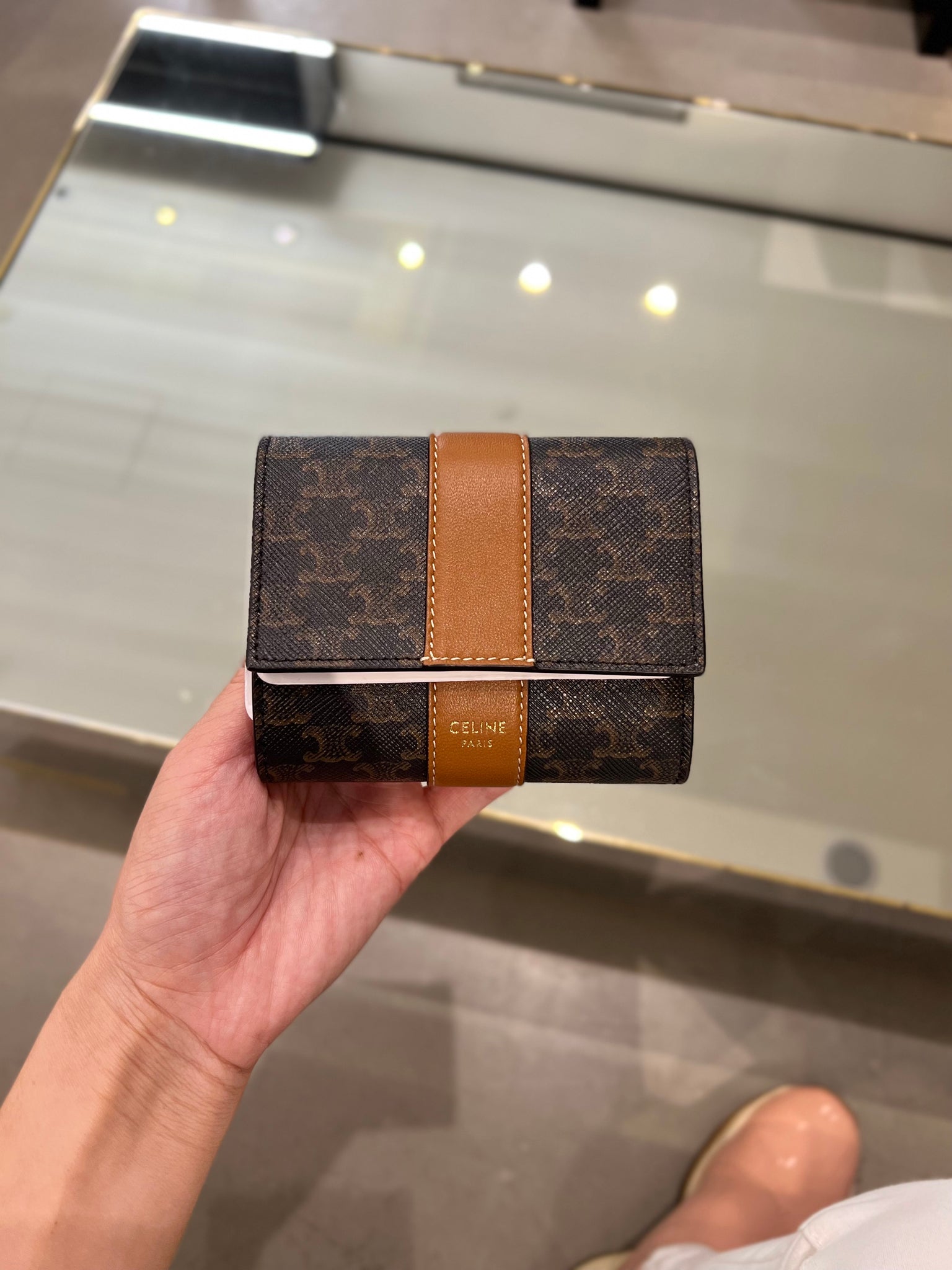 CELINE Triomphe Canvas Small Trifold Wallet | 賽琳 銀包 (多色)