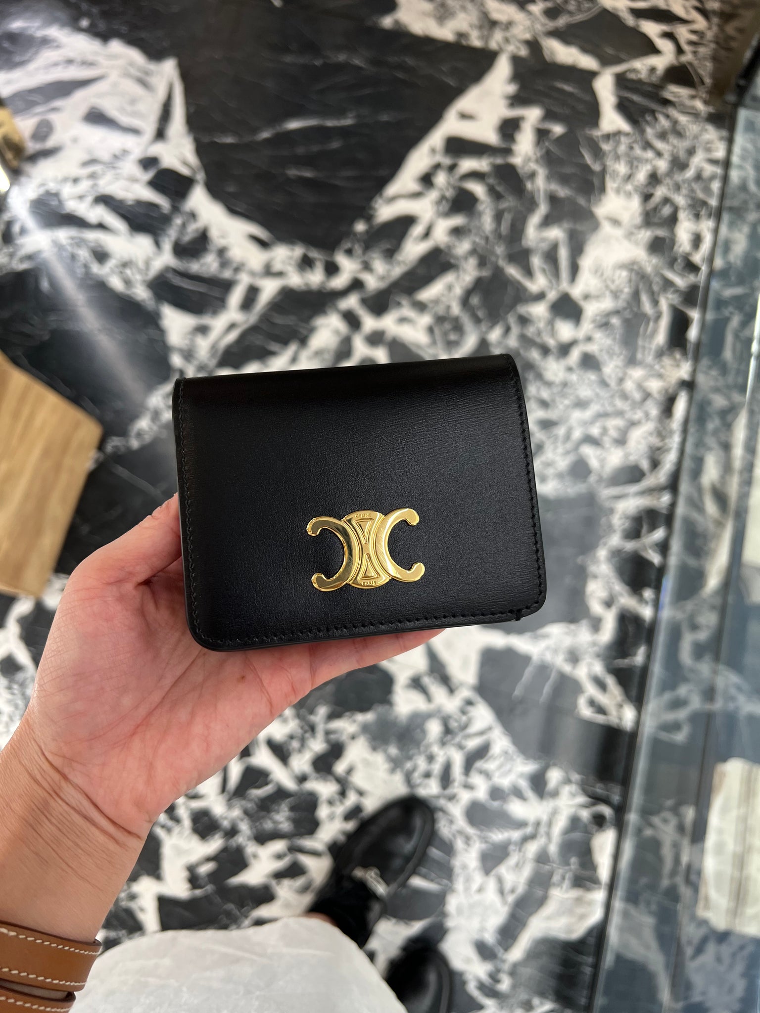 Celine Triomphe Compact Wallet