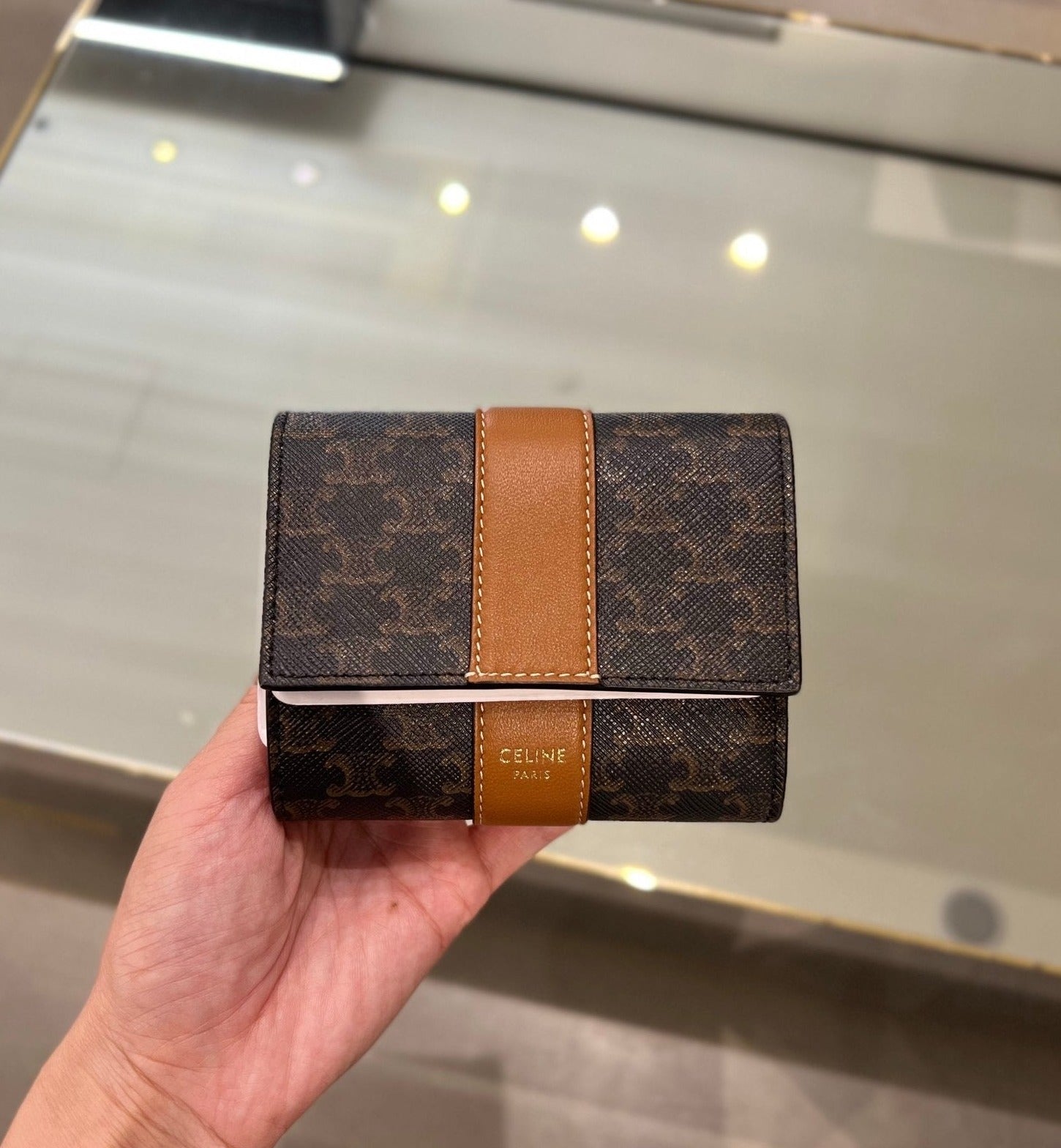 CELINE Triomphe Canvas Small Trifold Wallet | 賽琳 銀包 (多色)