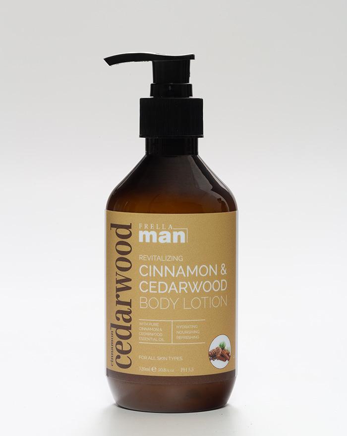 Medisch Zichtbaar gras Frella Man - Sulfate Free Body Lotion with Cinnamon & Cedarwood Essent–  frellawellness.lk