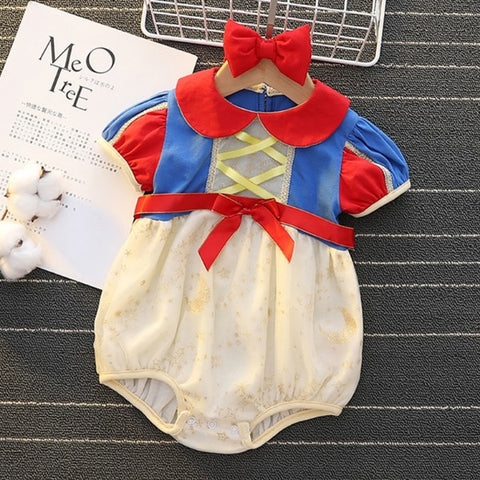 Snow White Baby Girl Princess Onesie Costume-172