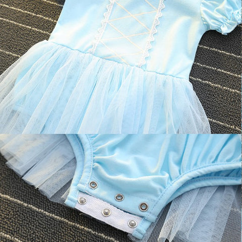 The Elsa Baby Girl Princess Onesie Costume-173