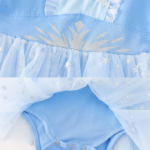 The Elsa Baby Girl Princess Onesie Costume-173