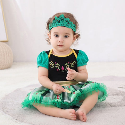 Ana Baby Girl Princess Onesie Dress Costume-174