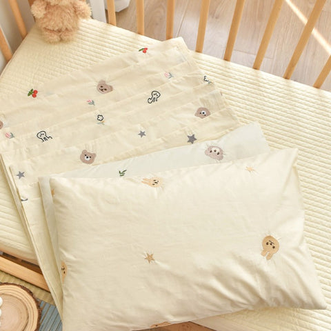 Toddler Pillow with Envelope Pillowcase Cotton 11*20"-14