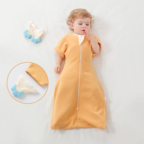 Newborn Infant Flannel Sleeping Bag with Teether 2.5 TOG-70