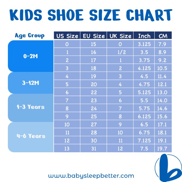 Understanding Shoe Size Charts-babysleepbetter.com