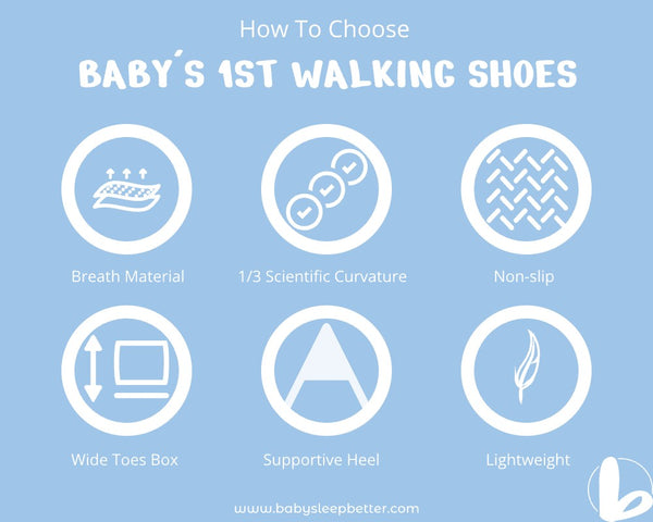 how to choose baby's first walking shoes-babysleepbetter.com