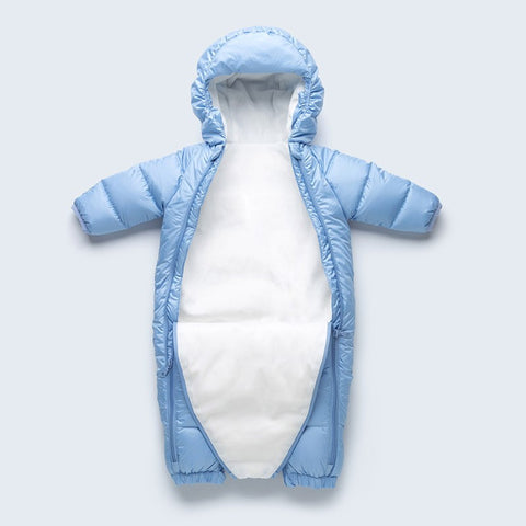 Newborn Baby Hoodie Down Puffy Jumpsuit Pram Snuggly Snow Suit-96