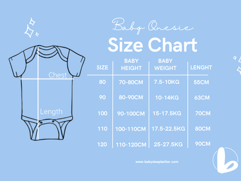 babysleepbetter.com size chart