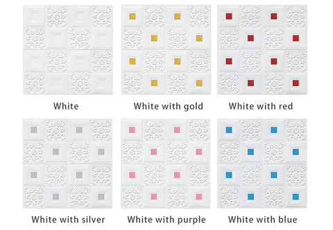 more color options of coloribbon peel and stick 3d wallpaper