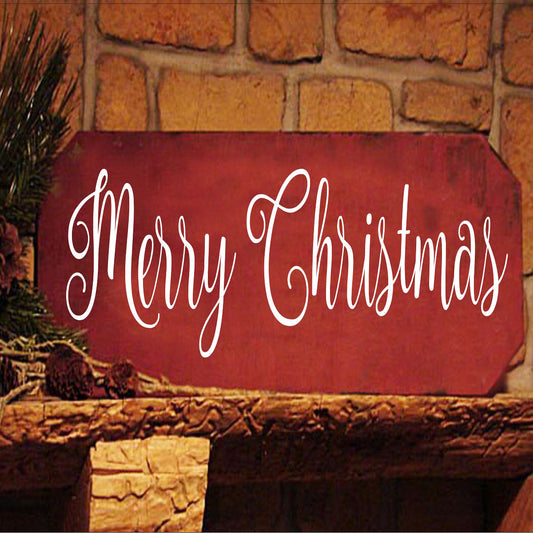 Santa's Workshop Stencil - Create Christmas Signs - Christmas Stencils