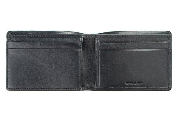 Jonah Leather BiFold Credit Card ID Wallet in Black by Status Anxiety ...