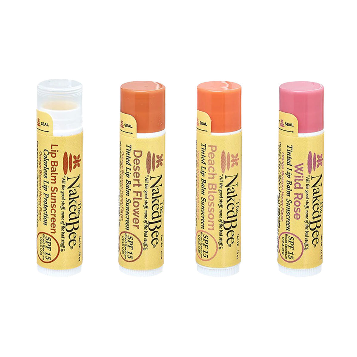 The Naked Bee Orange Blossom Honey SPF15 Tinted Lip Balm Zillymonkey   Nakedbee Tint Lb 1400x 