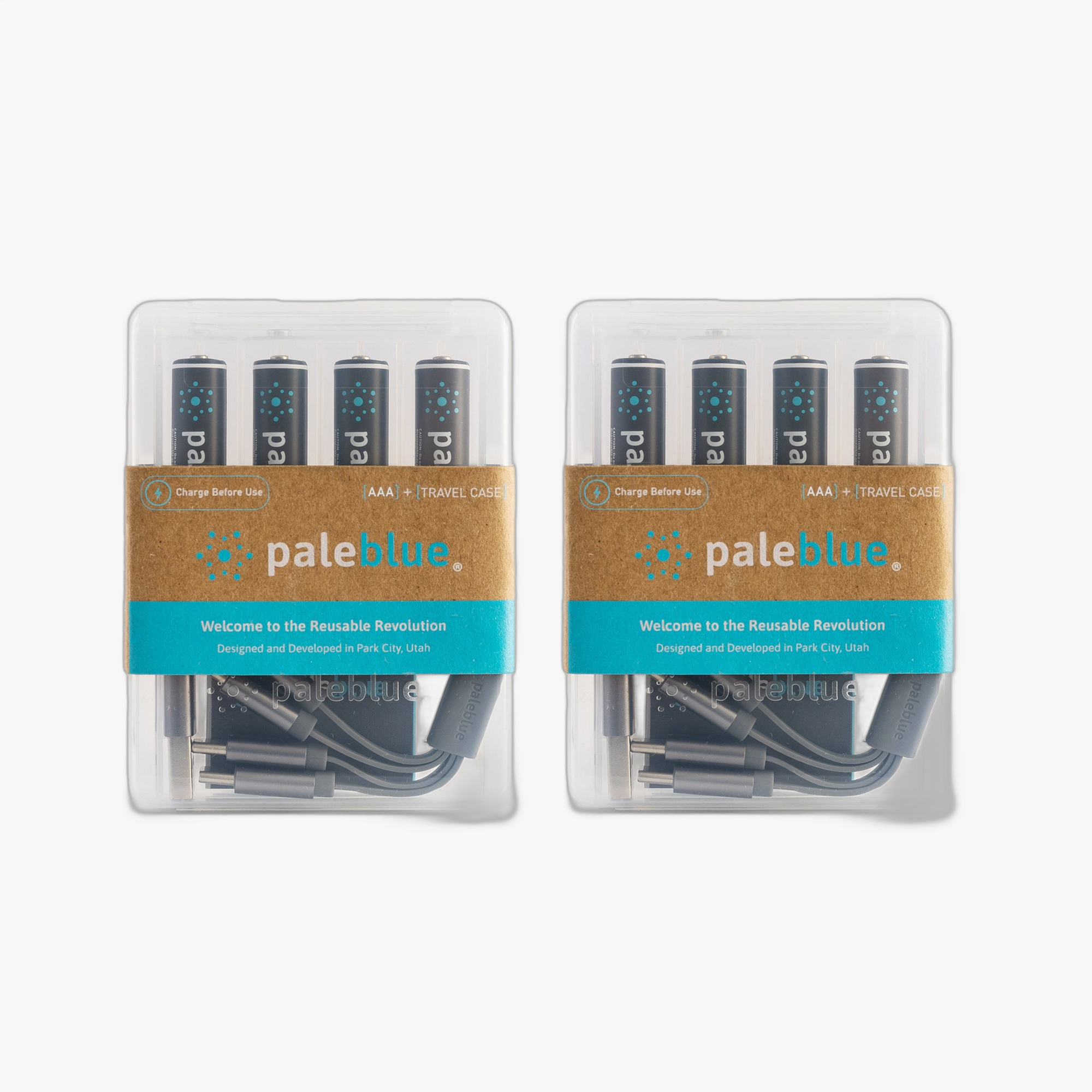 Pile rechargeable AA / LR6 / LR06 rechargeable Type C - Pale Blue