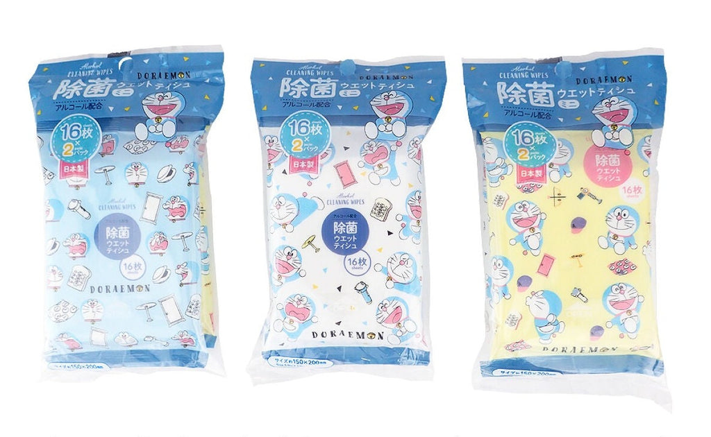 除菌ウェットティッシュミニ16枚 2p ドラえもん 公式 Daiso ダイソー ネットストア