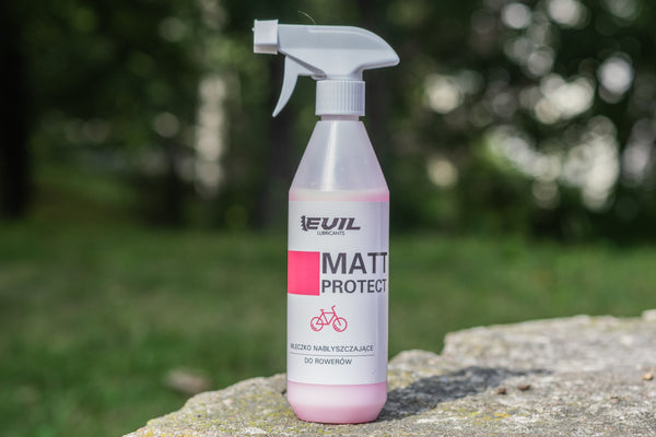 polishing milk for bicycle frame - evil lubricants matt protect