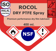 Rocol Dry PTFE suchy smar z teflonem