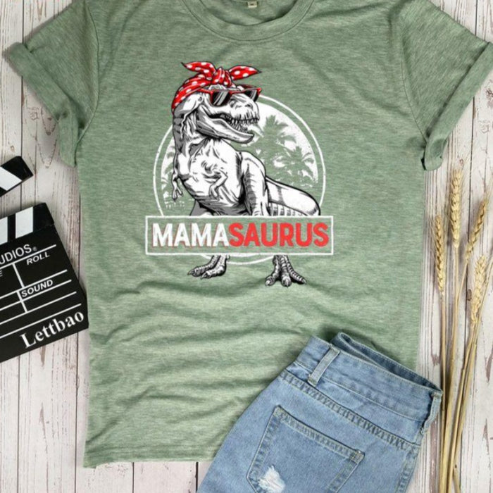 T-shirt cool Mamasaurus