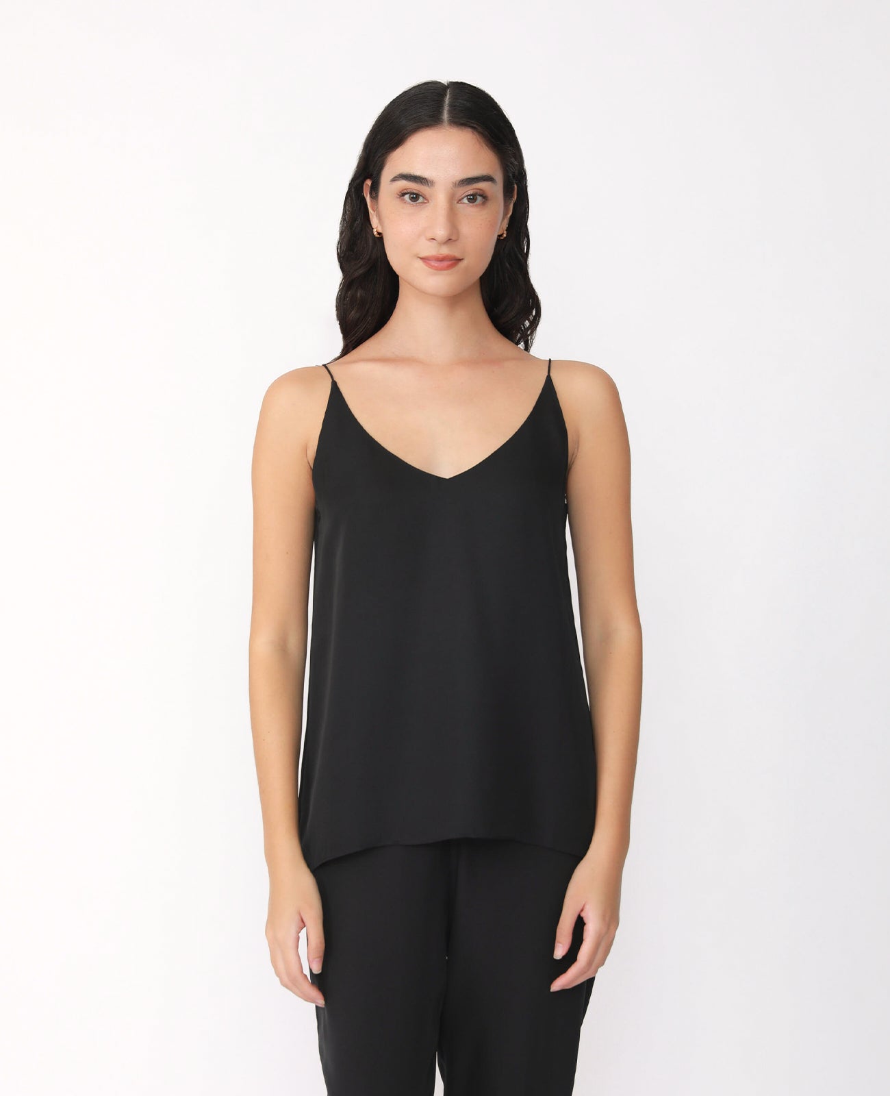 Silk Cowl Neck Camisole – GRANA