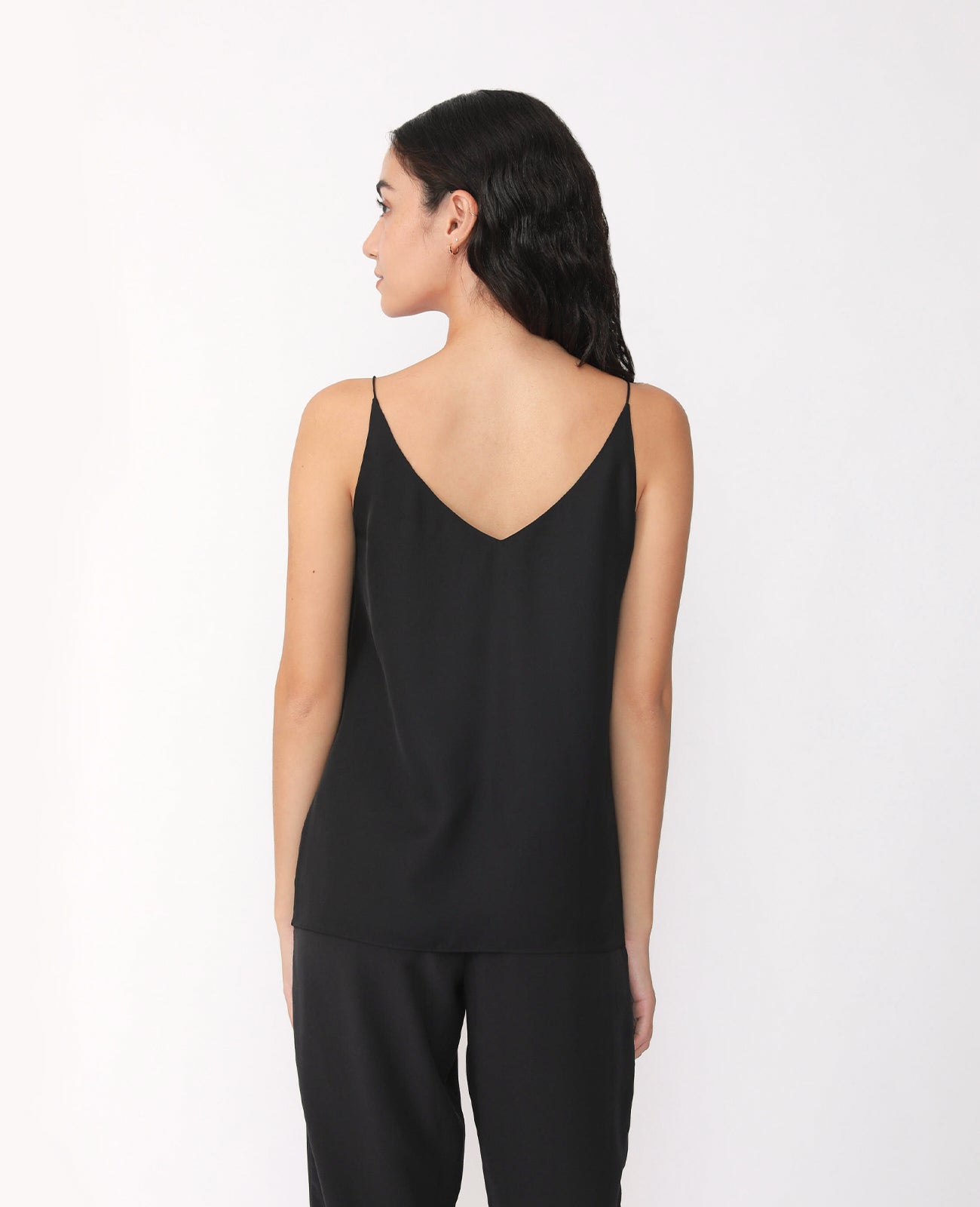 Silk Cowl Neck Camisole – GRANA