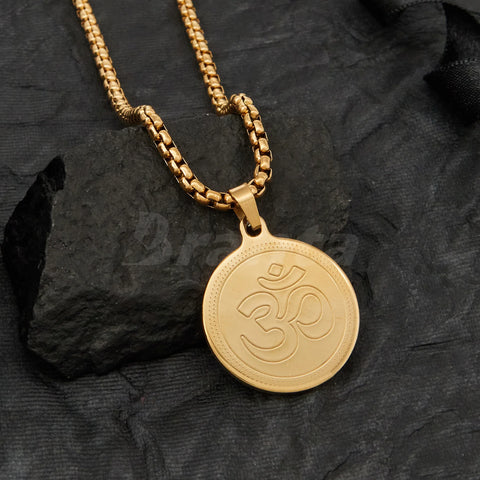 gold plated chain pendant for men