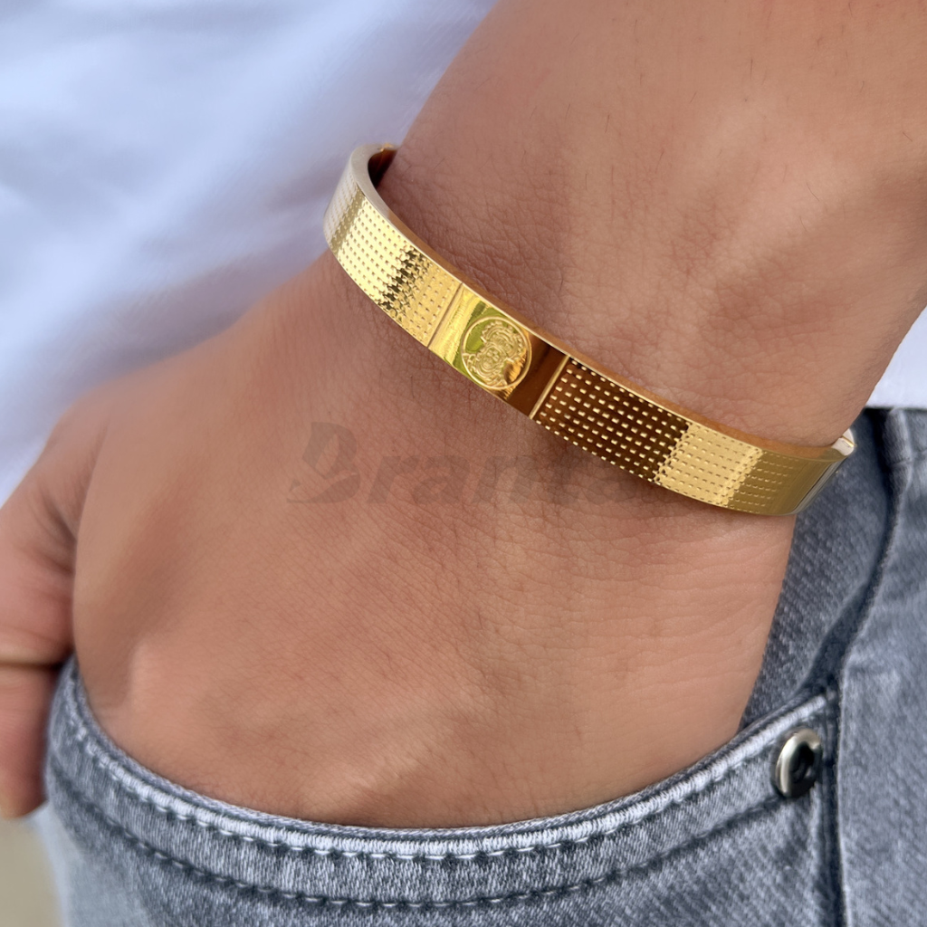 Delicate Ladies Bracelet in 22K Yellow Gold - BR-543