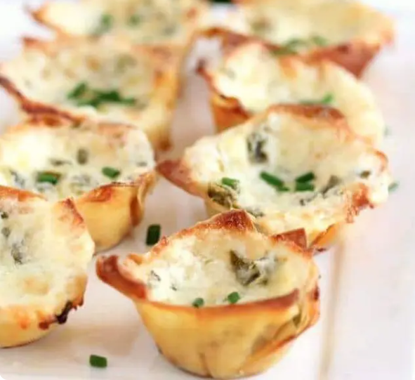 Hatch Green Chile & Cheese Wonton Cups – #1 Ranked New Mexico Salsa ...
