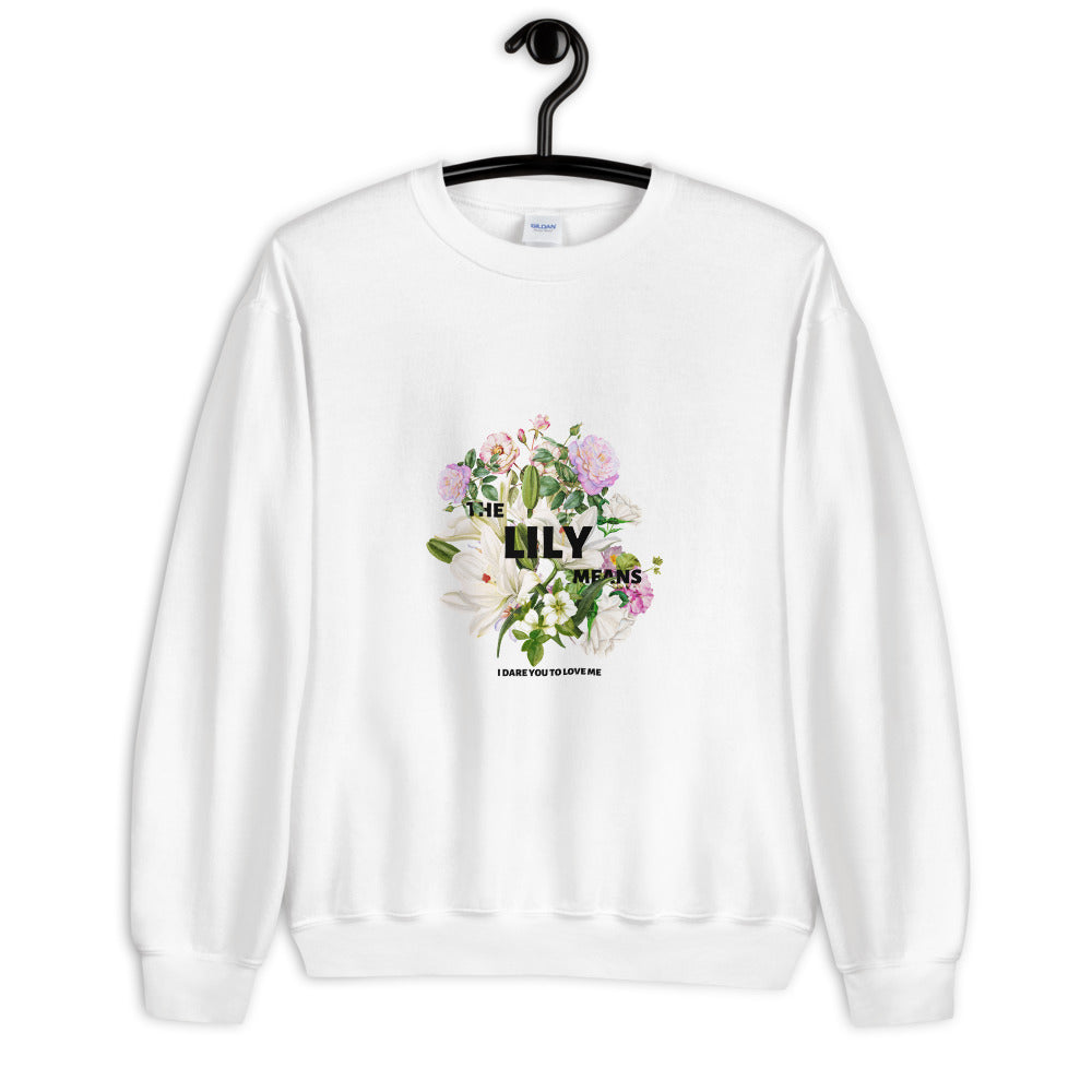 海外販売× RosyLuce BOUQUET SWEAT SHIRT ホワイト | www