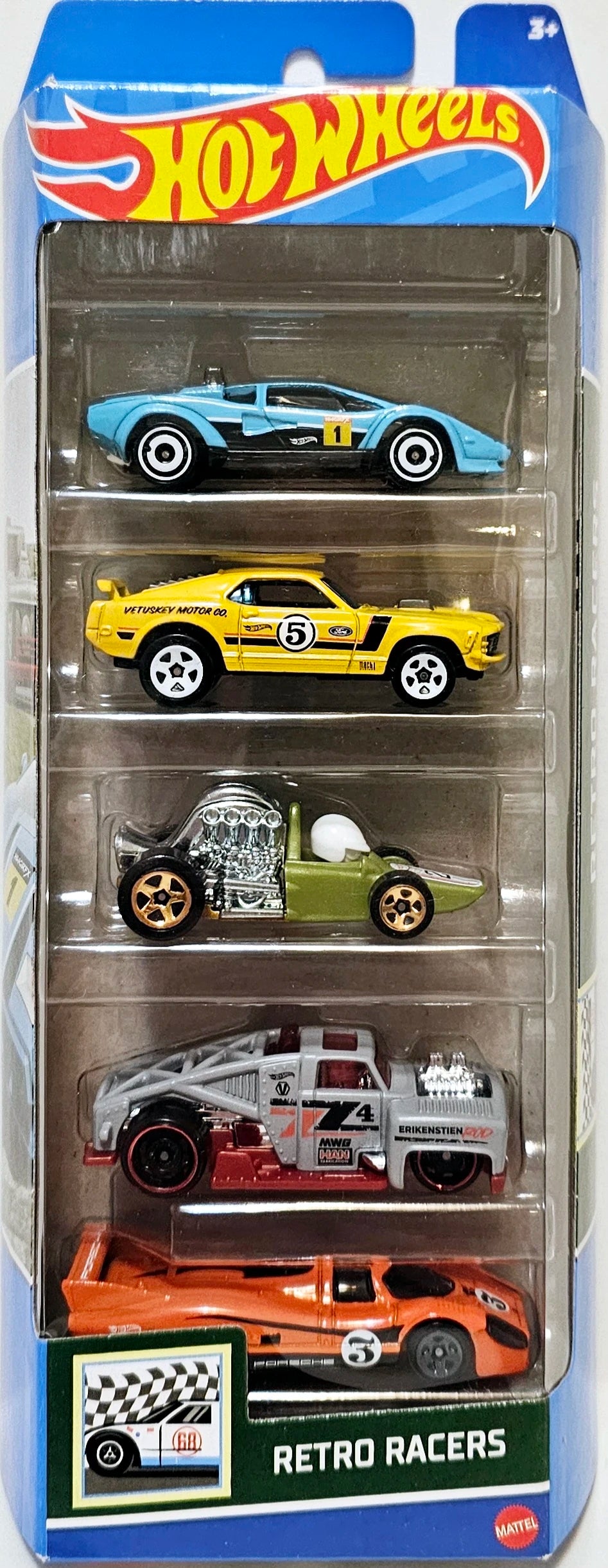 Hot Wheels 2024 5-pack - Retro Racers
