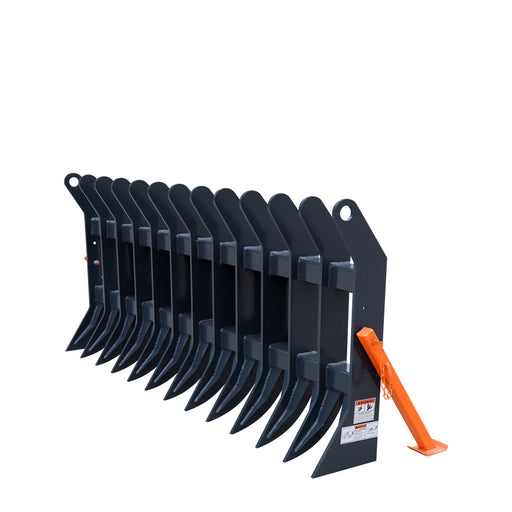 72 Skid Steer Hydraulic Rotary Angle Broom Sweeper, Standard Flow,  Bi-Directional, 22” Brush Diameter