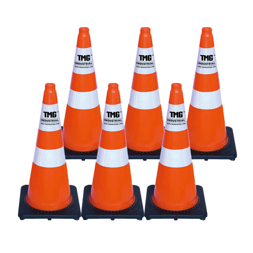 5 All Orange Traffic Cones (Case of 25)