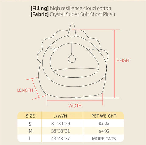 heated cat bed
