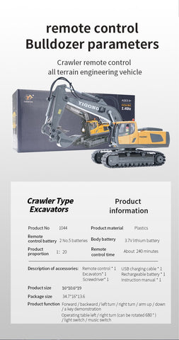 Rc Excavator Metal