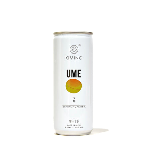 Kimino Sparkling Water: Ume Japanese Plum