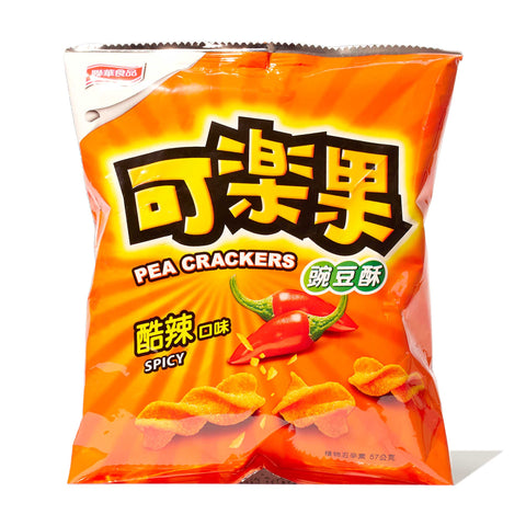 koloko pea cracker chips spicy flavor